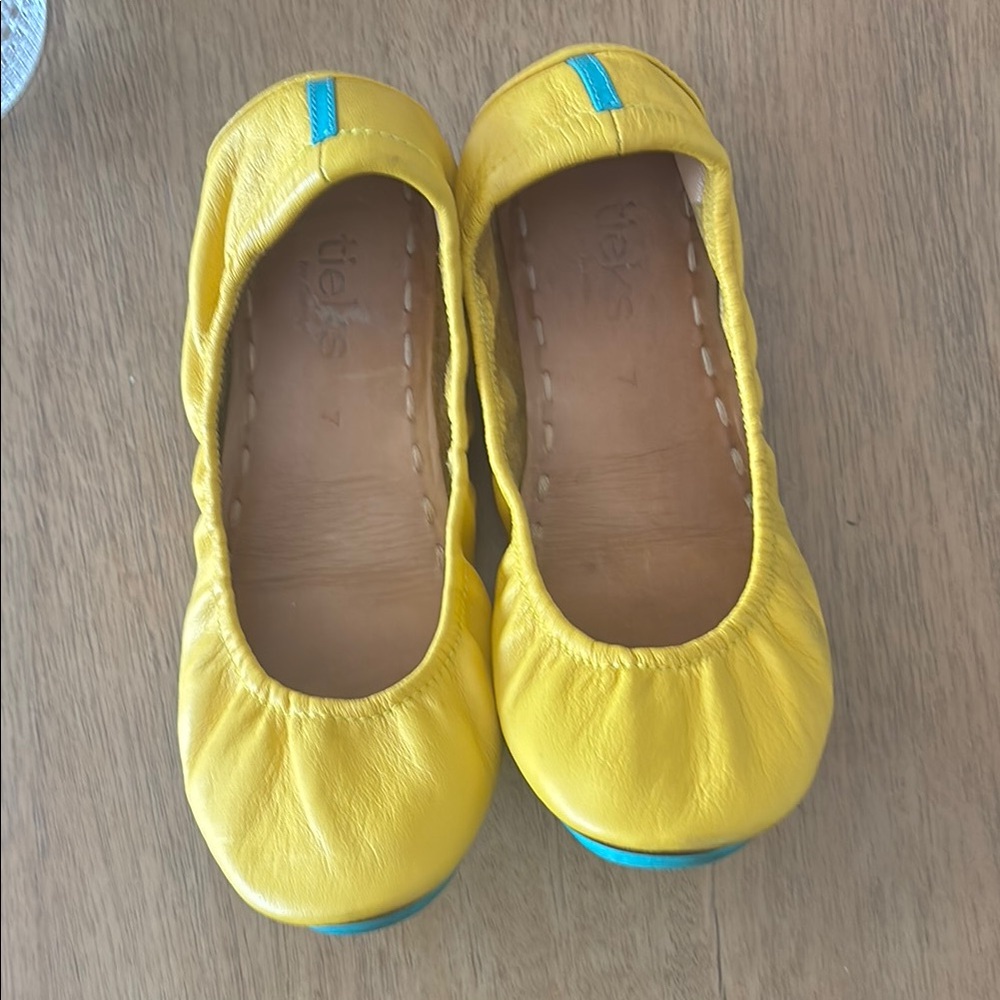 Tieks Yellow Ballet Flats